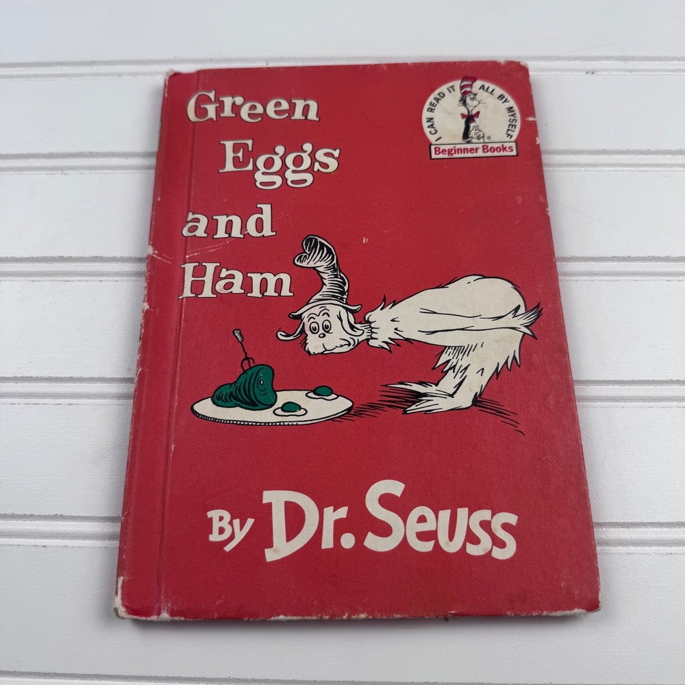 Dr Seuss Green Eggs and Ham Hardback Childrens Book Beginner